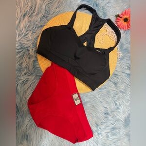 Brooks High Impact Sports Bra Juno Wireless Design 34D Victoria Secret Panties